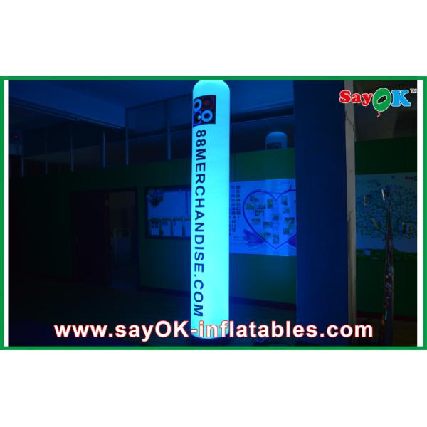 Décoration gonflable H1 - tissu d'éclairage de pilier droit de nylon de 3m avec le logo