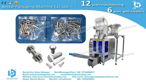 Automatic packing machine with two counting bowls for Eccentric wheel & Short screws