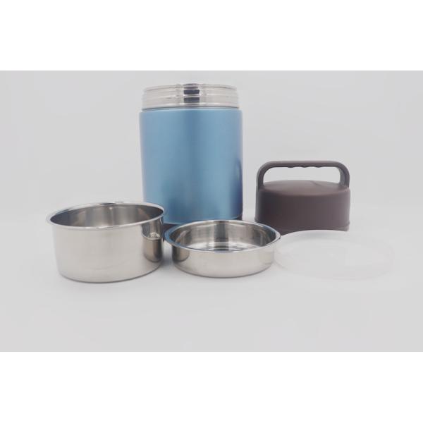 0.146cbm 2L FDA Stainless Steel Snack Containers