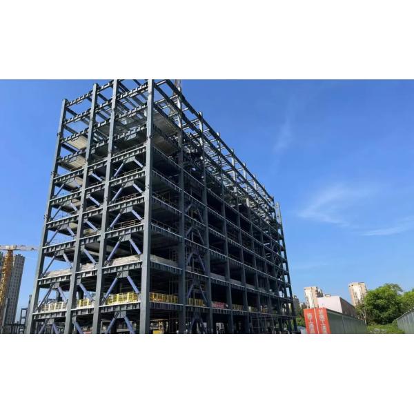 Edificio de oficinas de estructura de acero galvanizado prefabricado profesional