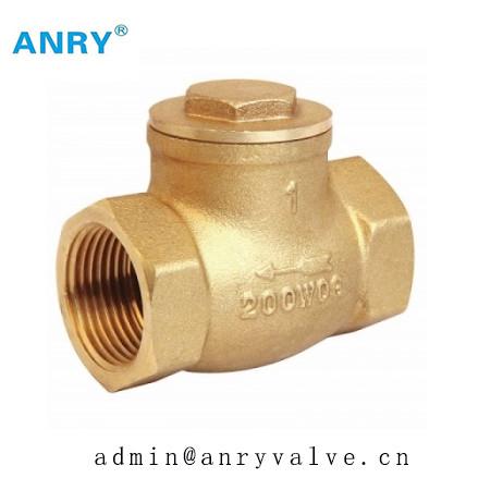 1.6Mpa  Plumbing Female Thread Brass Non Return Valve