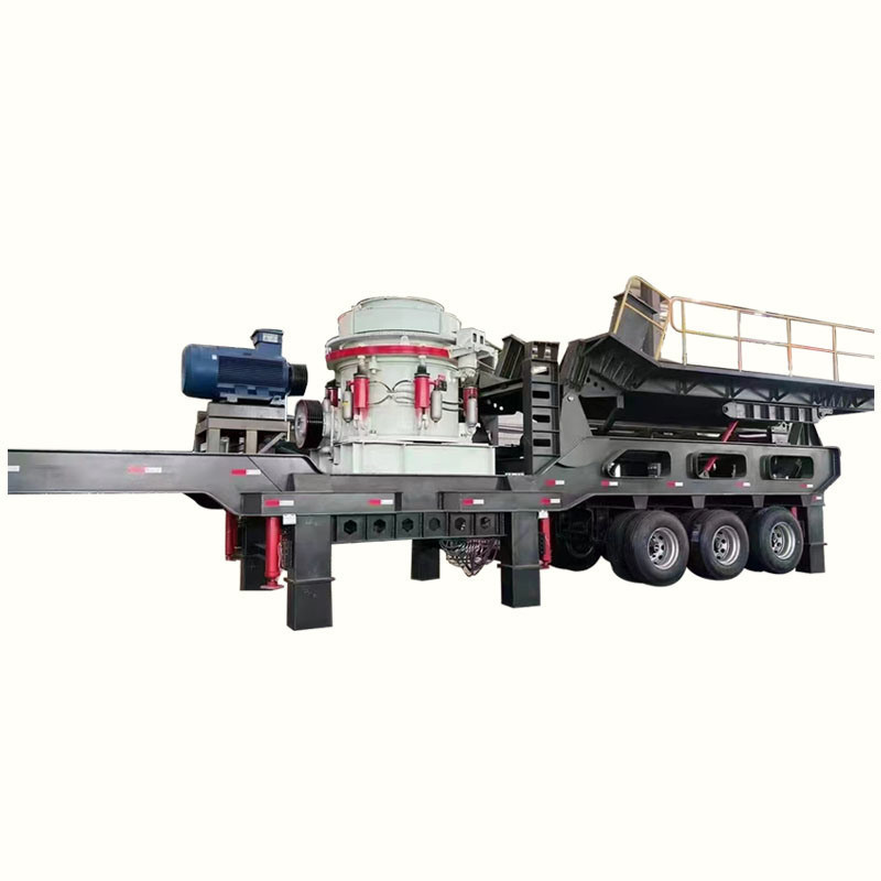 Limestone Ore Mobile Jaw Crusher Machine 91.5kw Installation Under Technical Guidance