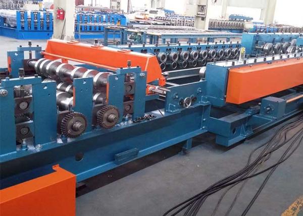 1.0 - 2.5 Mm Cable Tray Punching Machine 18 Forming Stations Steel Material