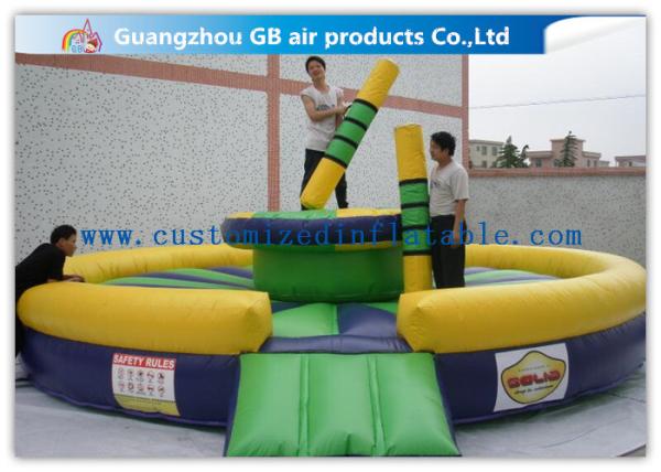 Round Inflatable Gladiator Game  , Inflatable Duel Combat For Jousting Arena