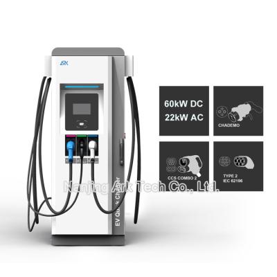 Fã à terra da montagem que refrigera o carregador rápido da C.C. EV de OCPP 1.6J 60KW