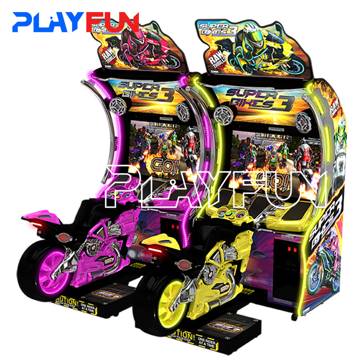 Unis Super Bike 3 монетной игровой автомат автогонки видеоигры