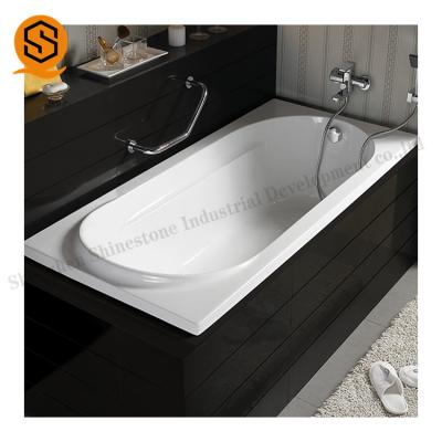 Solid Surface Acrylic Drop In Tub Ergonomically Designed For Apartment
