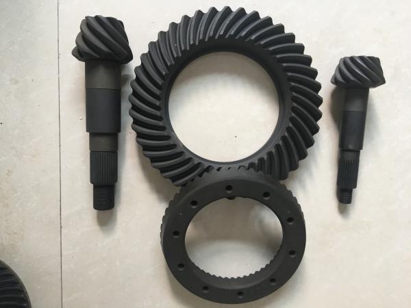 High Rigidity Crown Wheel And Pinion Gear , Spiral Differential Ring Gear