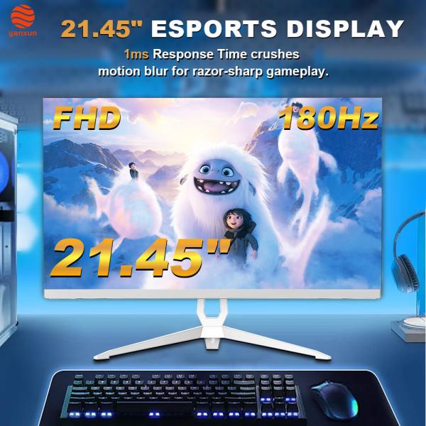 21.45 Inch Gaming Monitor QHD UHD Resolution 180Hz With Vibrant RGB Lighting