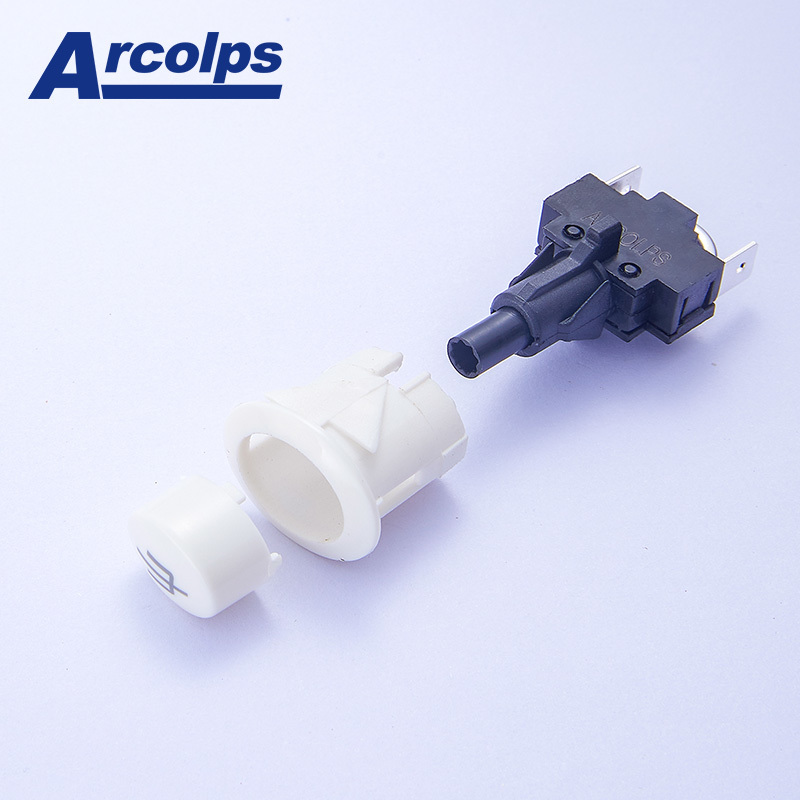 250V PA66 Push Button Safety Switch IP67 Protection 10A Max. Current