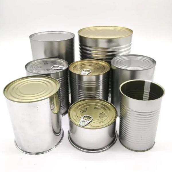 Round Metal Tinplate Packaging Cans for Food Products
