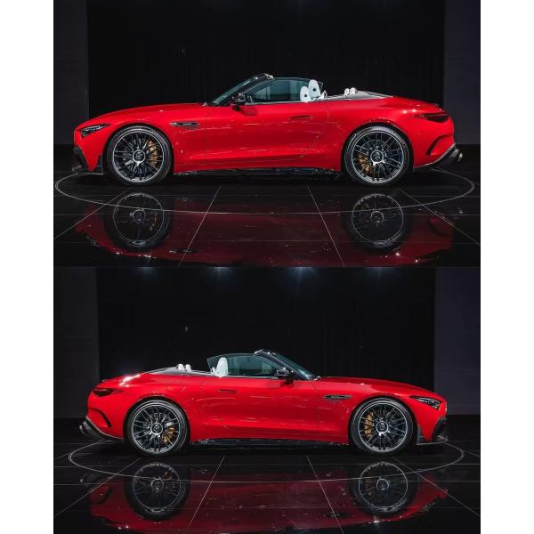 SL63 Mercedes Benz Sl Body Kit 2015 - 2016 BS Style Hood Spoiler Front Lip Diffuser