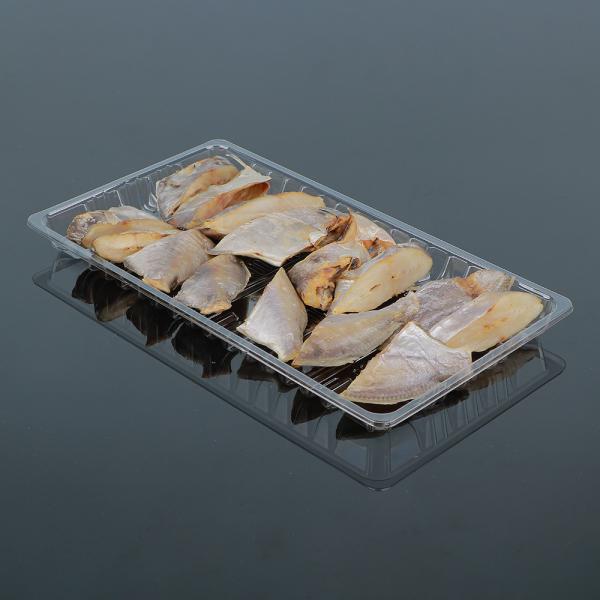 Hengmaster Pet Clear сервировочный овальный одноразовый пластиковый лоток белого цвета