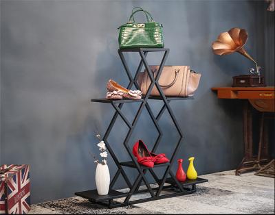 Height Adjustable Shop Display Shelving With Eye Catching Design Vertical Type