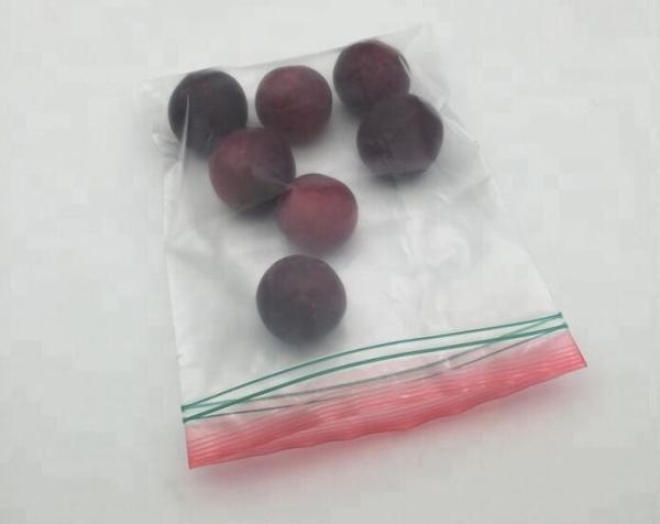PE Transparent double zipper sealing bag wholesale double self-styled zipper bag, Turkey Bringing Bag With Double Zipper