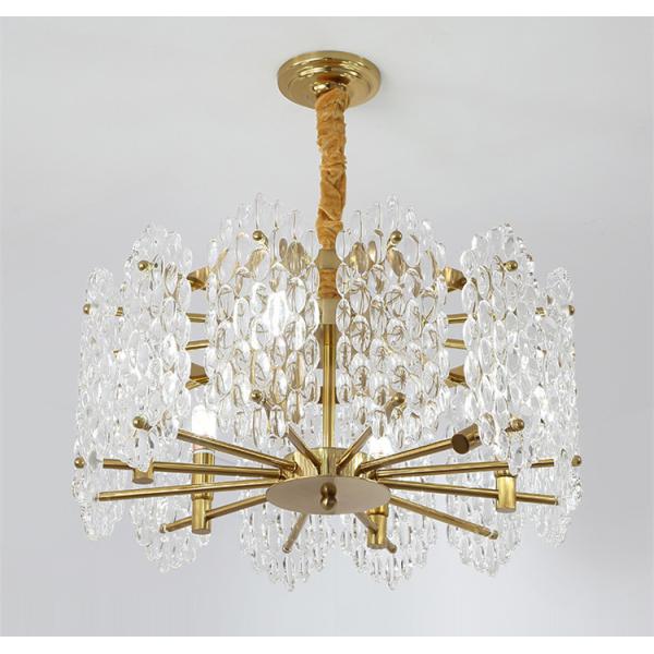 90V JYL-DF-9009 Dia 80cm Postmodern Luxury Crystal Pendant Lamp
