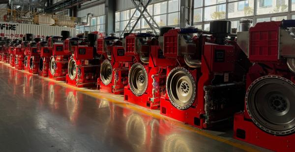 消防安全基準 NFPA 20 製品4000GPM消防ポンプ供給業者向け横型遠心消防ポンプセット