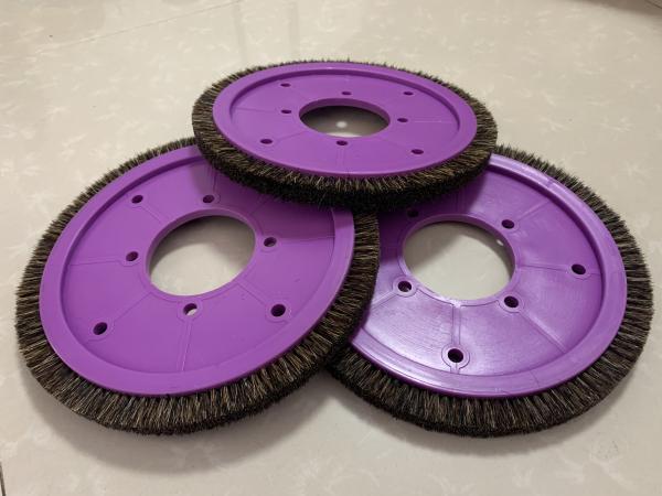 Monforts Bobcock Artos Stenter Dyeing Brush Bristle Hair For Textile Dyeing Machinery Pig Hair Wheel