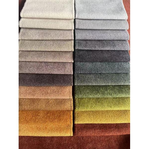 Chenille Velvet Sofa Fabric Stain Resistant For Home Decoration