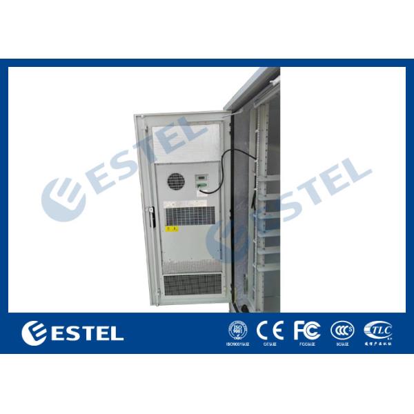 IP55 32U Height Floor Mounted Telecom Enclosures With Air Conditioner