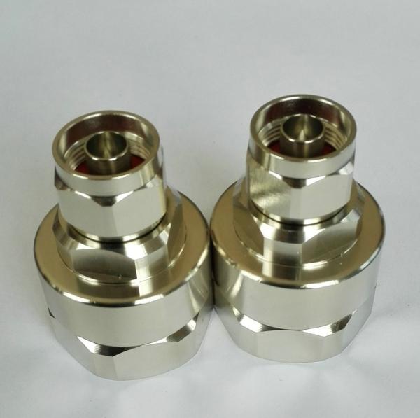 RoHS compliance all brass made RF connector N male straight 7/8 feeder cable clamp type high quality 50ohm