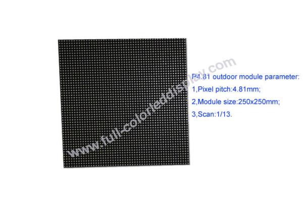 P4.81 High Contrast Full Color LED Display Module For Advertising