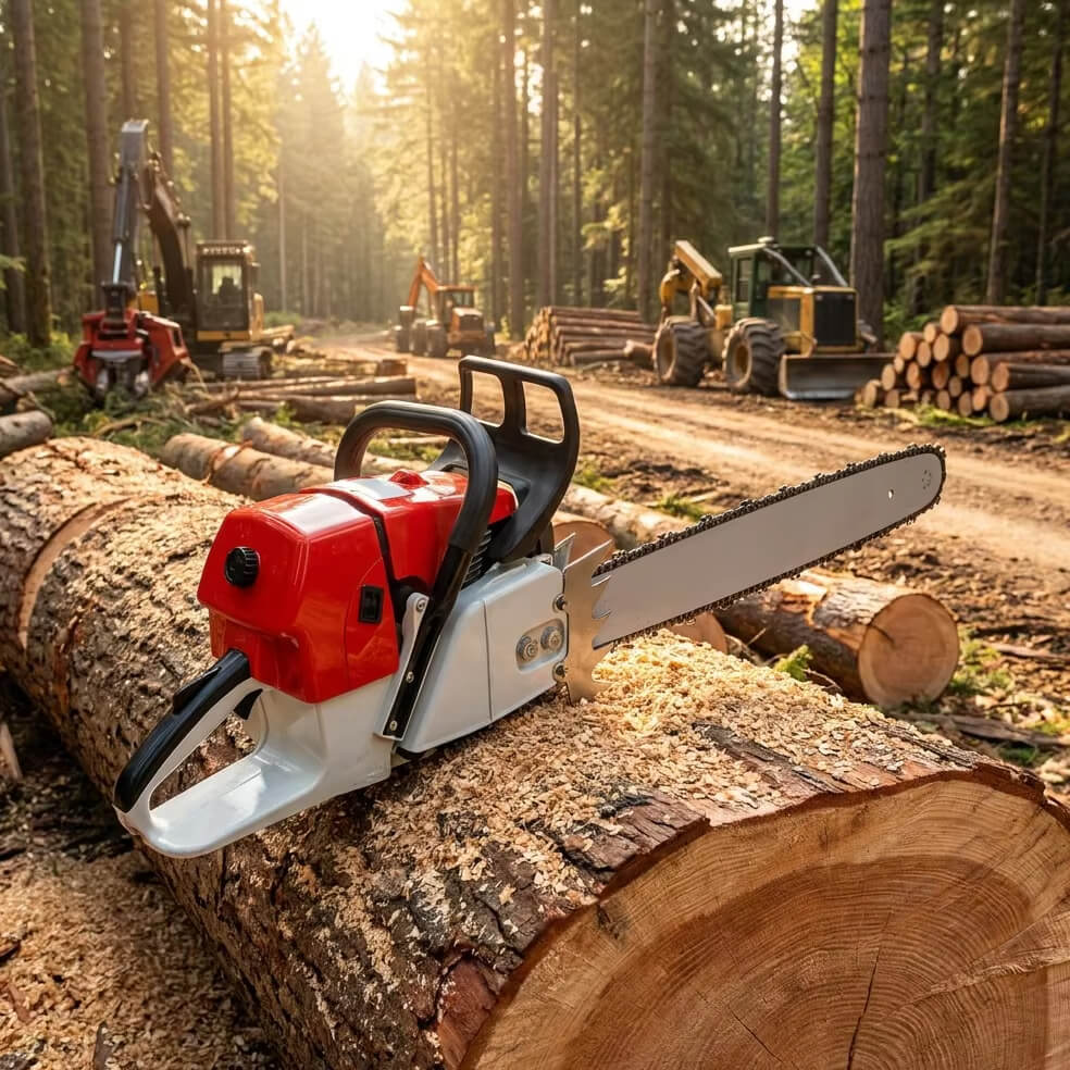 Auston MS660 Chainsaw 92cc Professional Gasoline Chainsaw 36 Inch Guide Bar Logging Saw