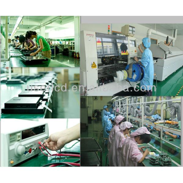 46 Inch Vertical Restaurant Digital Signage Floor Standing Editable Split Screen