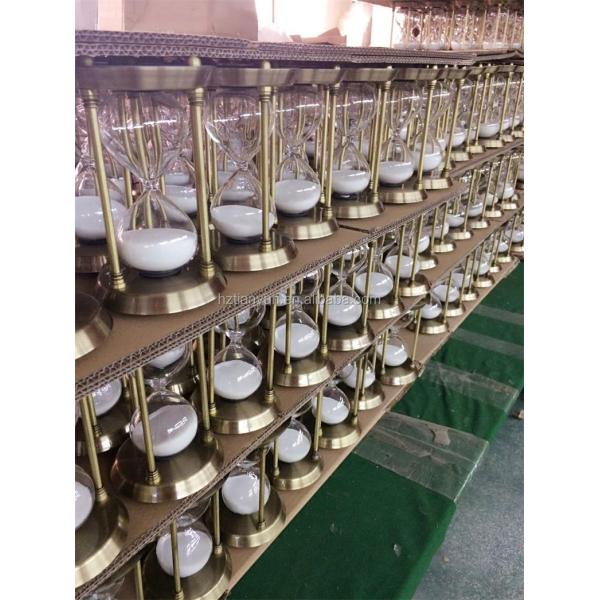 Античные медные часы 3min 5min 30min таймера песка металла для подарка