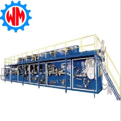High Standard Full Servo Adult Diaper Production Line Manufacturing with PLC Control  System
