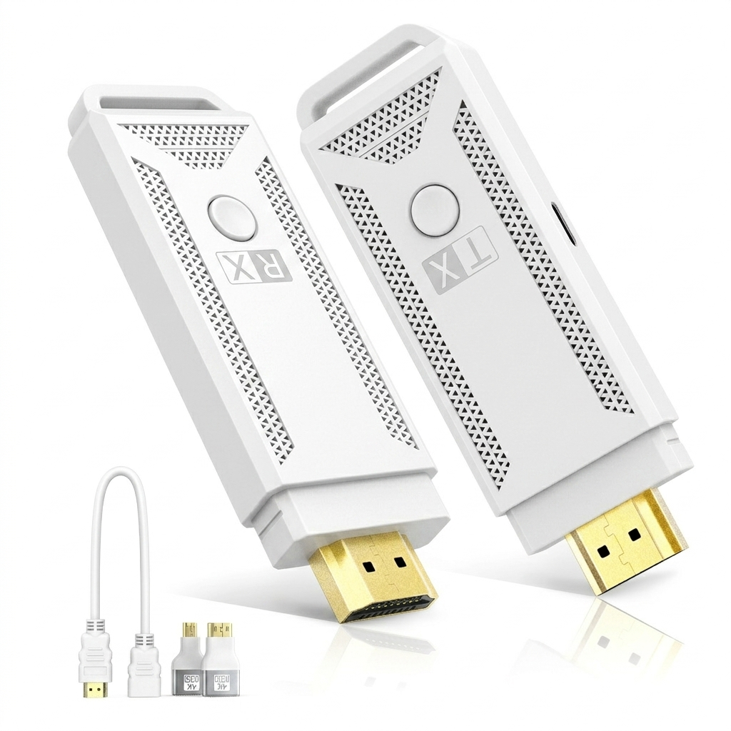 100FT 1080P 60Hz Wireless HDMI Extender Kit Portable Wireless HDMI Transmitter Receiver