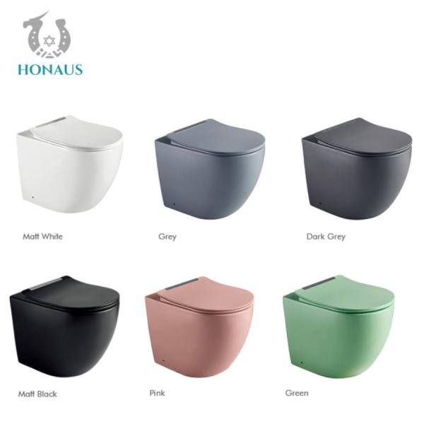 P Trap 180mm Compact Wall Hung Toilet Bowl Square Floating Toilet Bowl