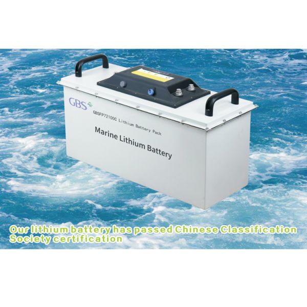 GBS Lifepo4 200Ah Boat Battery IP67 Waterproof Liquid with 3000 Cycles and -20~65C Operating Temp GBSFP72100C 7.68KW