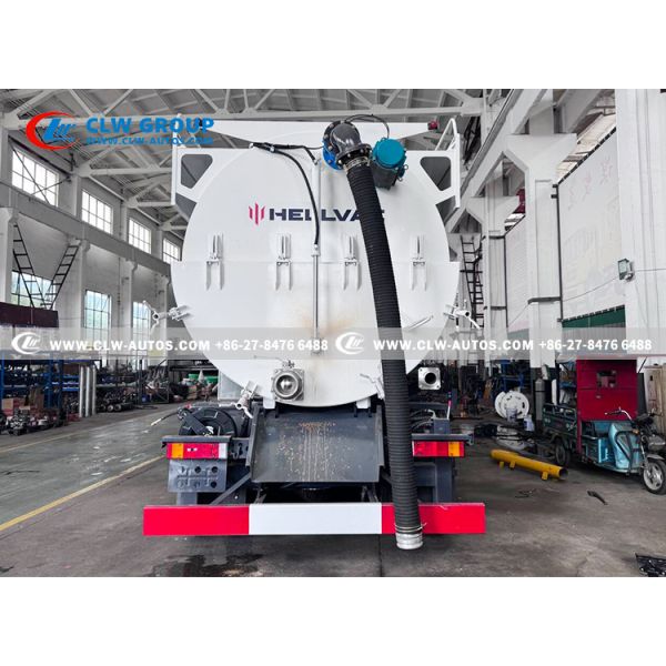 Dongfeng 6x4 Sand-Suction Truck with 12-15m³ Capacity, Cyclone Dust Collector & Two-Stage Overflow Protection