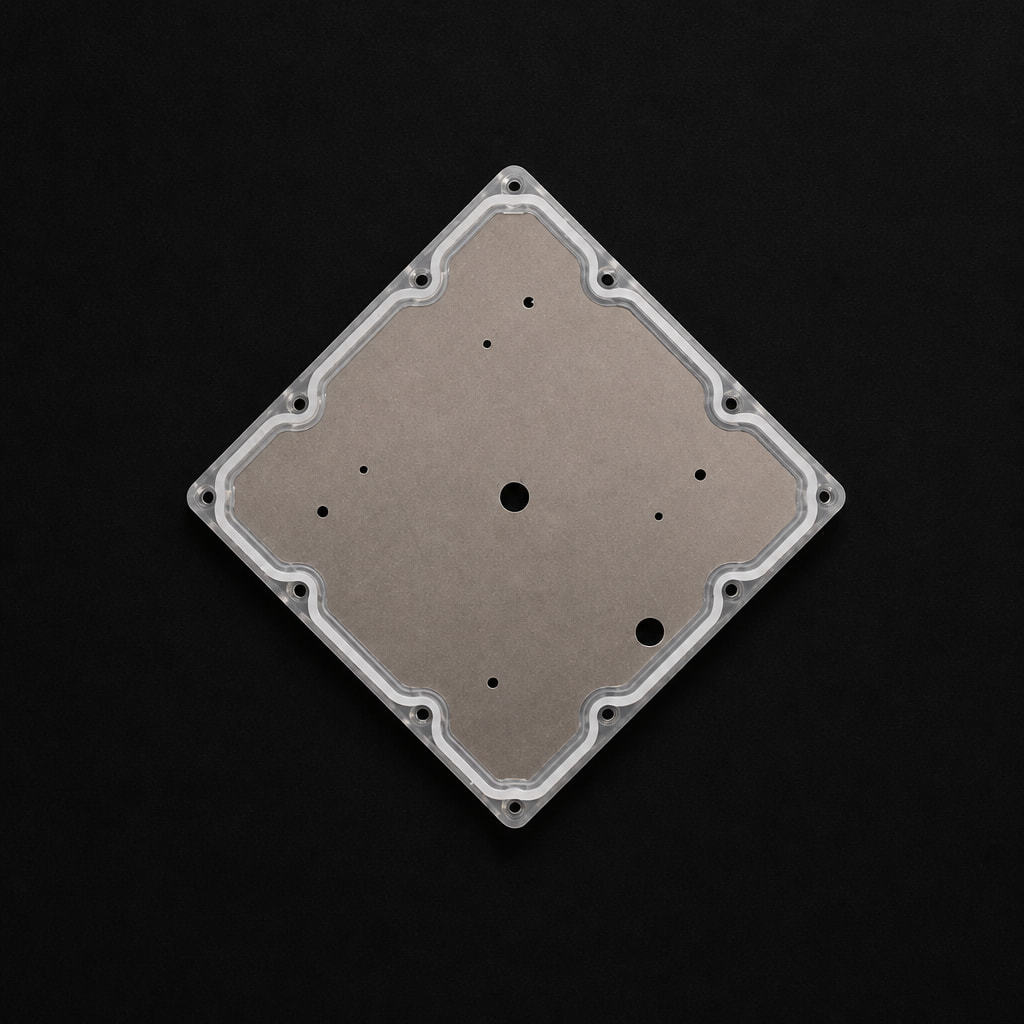 50W LED Street Light Module with 80×150 Degree Asymmetric Lens 3030 SMD LED PCB Board Up to 160 lm/W