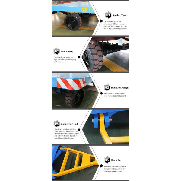 Industrial Trailer Versatile Workshop Trailer Suitable For Towing By Powered Carts Or Forklifts Offering And Material Transfer