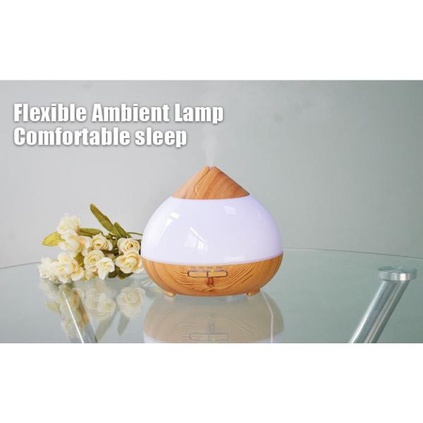 300ml Home Air Humidifier Wood Grain , Ultrasonic Fragrance Diffuser In Humidifier