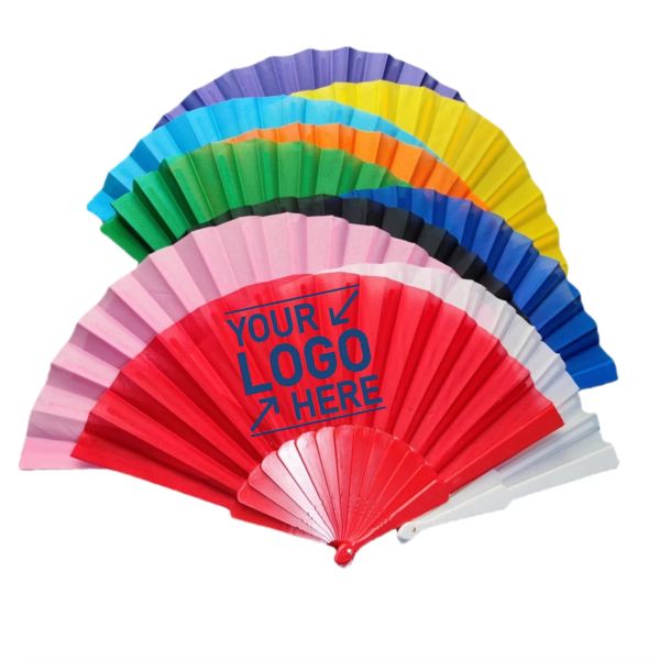 Factory Price Clack Fan Custom Uv Large Bamboo Folding Fans Rave Fan for Party