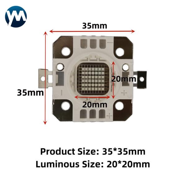 100W 460nm Chip Curing Blue COB lamp medical for Photon therapy device