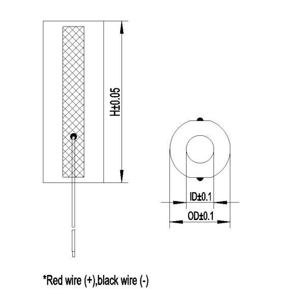 Linear Control Ring 20 MPa Piezoelectric Ceramic Actuator