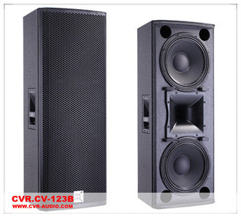 Two Way Full Range Loudspeaker Double 12 Inch Neodymium Compression Driver