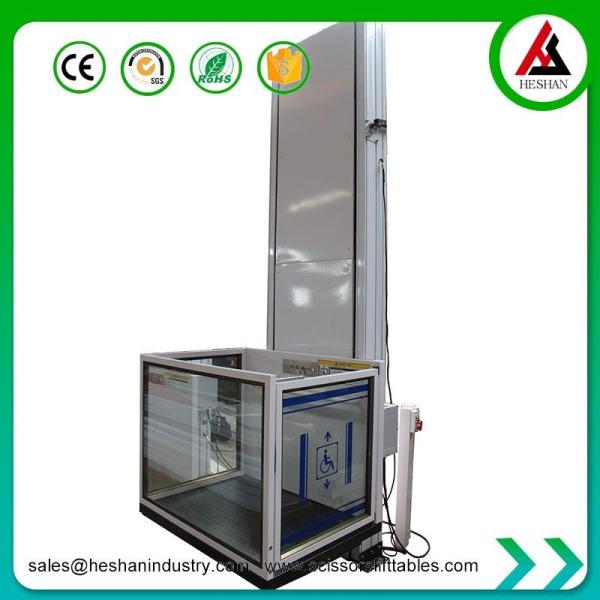 3M 250kg Vertical Wheelchair Lift Aluminum Platform Elevator Customized