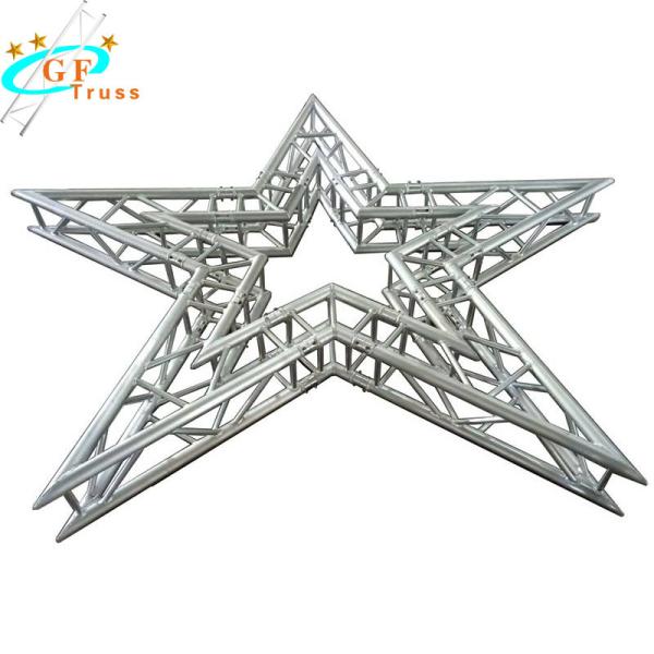 Five Star Circular Truss / Cabaret Star Shaped Five Corners Supplier