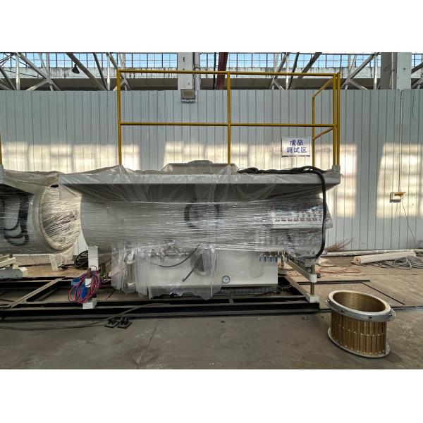 Single Screw Extrusion Machine For Making Plastic PE Water Electric Conduit Pipe Tube Haul Off Cutting Winding Belling