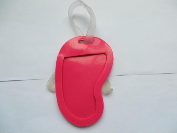 Personalized Club De Golf Levis Member 3D Soft PVC Travel Hang Bag Tags / Name Card Tags For Club Big Event