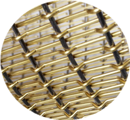 Декоративным металлы провода сплетенные плакированием, архитектурноакустические фасады ячеистой сети металла