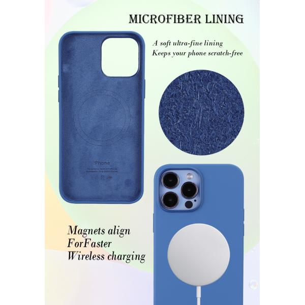 Anti Fingerprint Magsafe Magnetic Case OEM / ODM Liquid Silicone Cases For IPhone Samsung