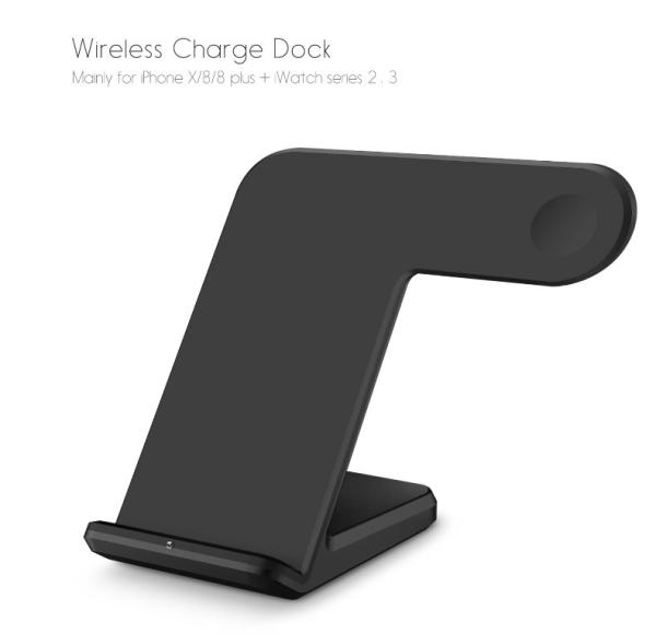 9v 1.5a Wireless Phone Charger Stand With Rubber Coating / Samsung Stand Up Charger