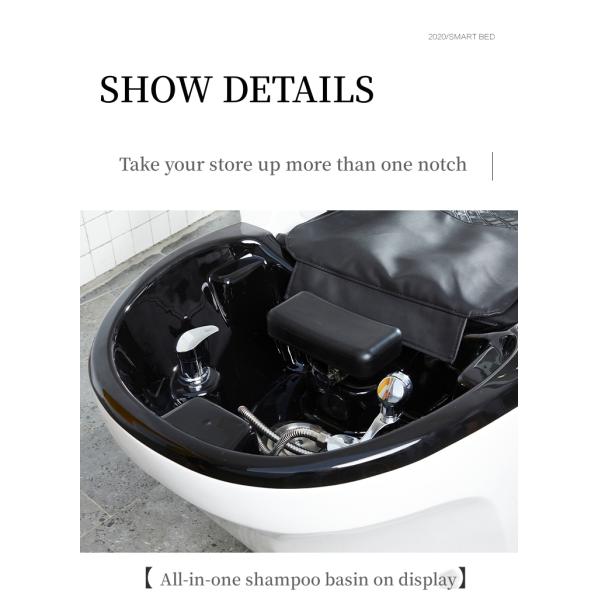 Glass Reinforced Plastic Material Shampoo Bed for Customized Hair Care Solutions