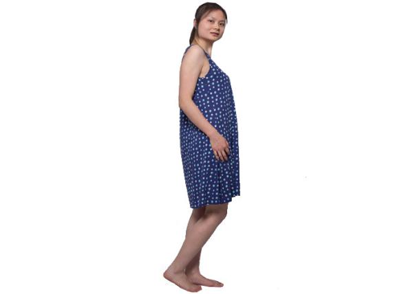 Cotton Bamboo Womens Summer Nightwear / Sleeveless Womens Summer Nightgowns Dots Print